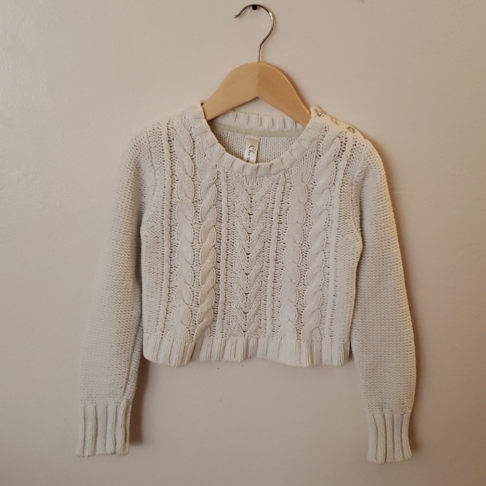 Cherokee girls crop sweater